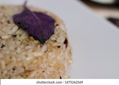 Congri dish of Cuban national cuisine. Macro.