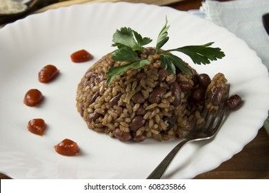 Congri dish of Cuban national cuisine